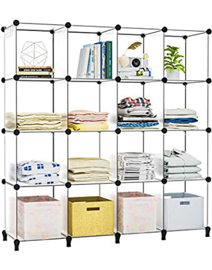 Transparent shelving